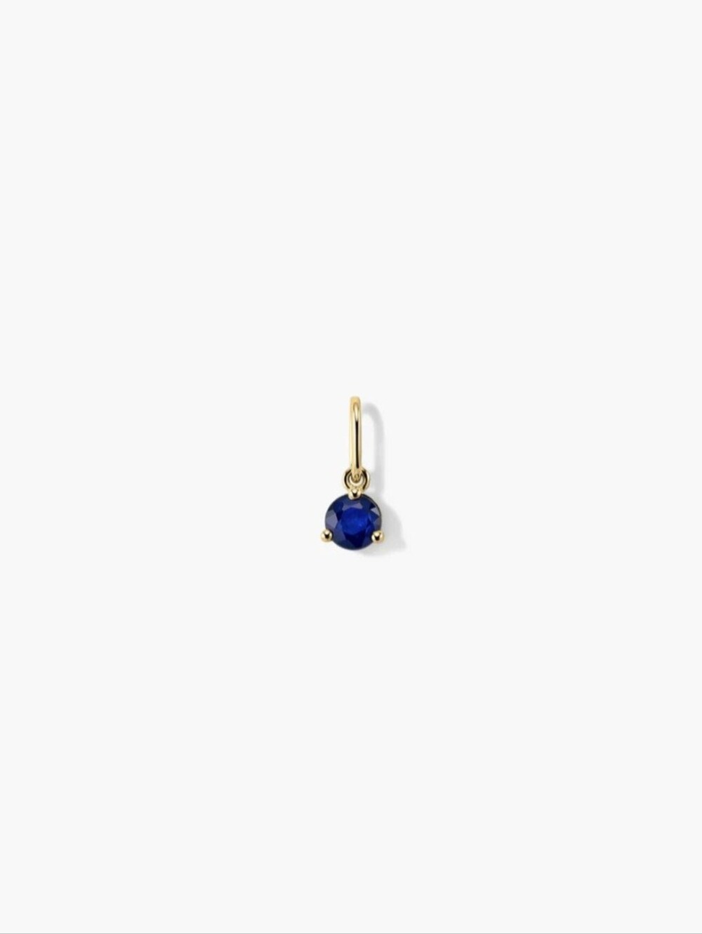 Mejuri 14kt Sapphire Birthstone Charm